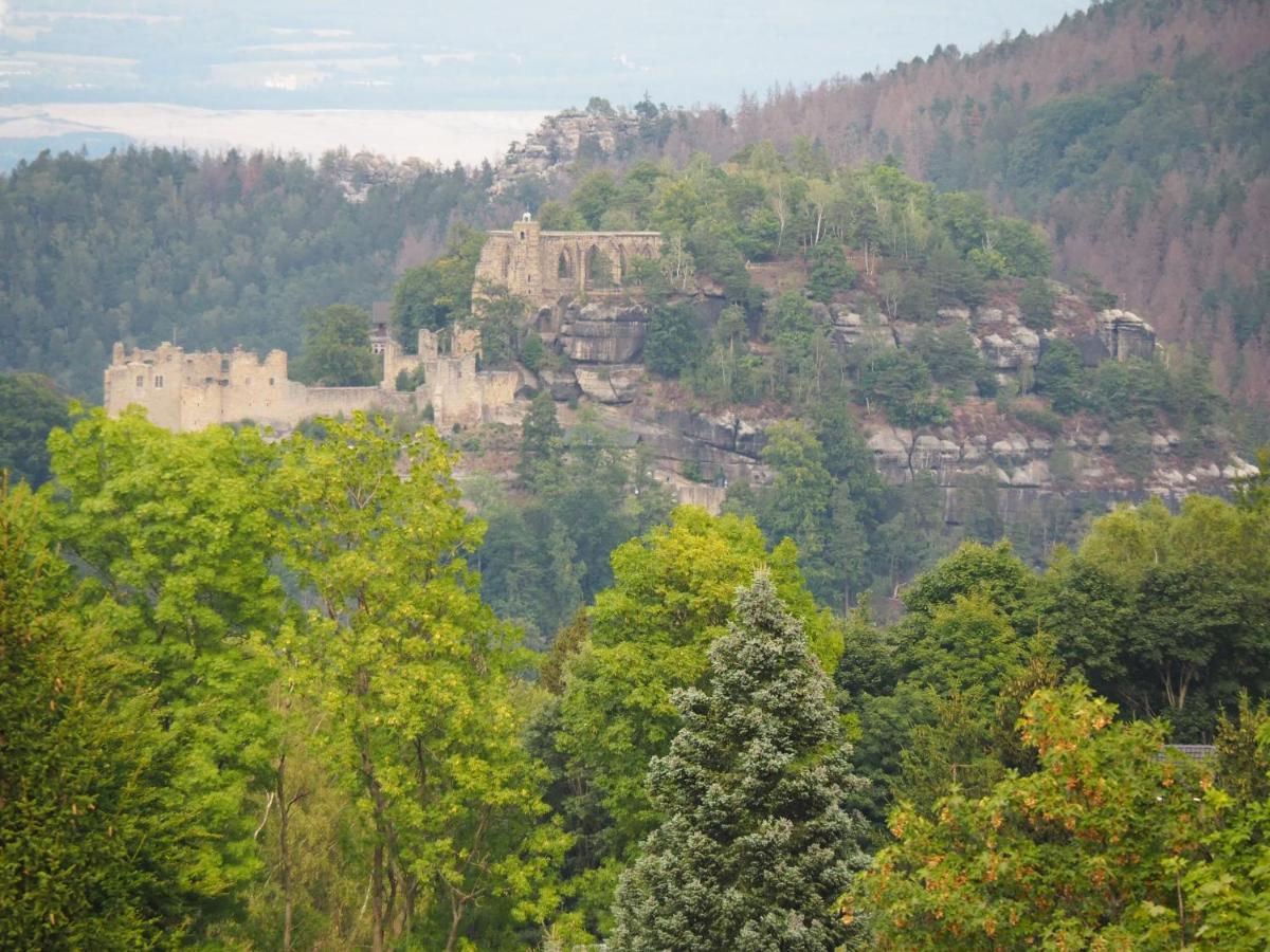 Fewo Karasek In Oybin Mit Panormablick, Kammlage Hain  Extérieur photo